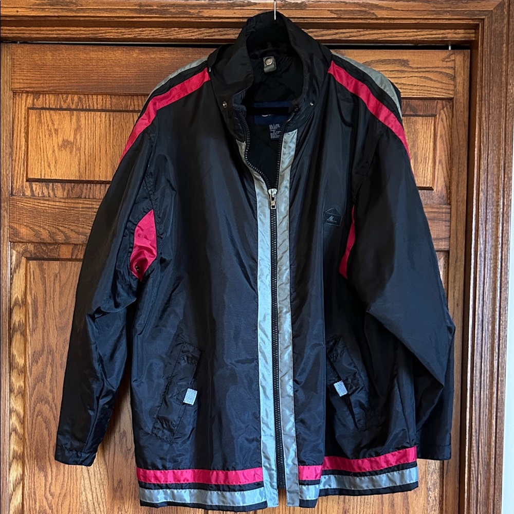 Catalina Black Jacket with Red Logo